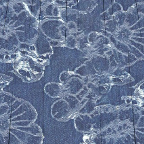 BLUE FLORAL WASH