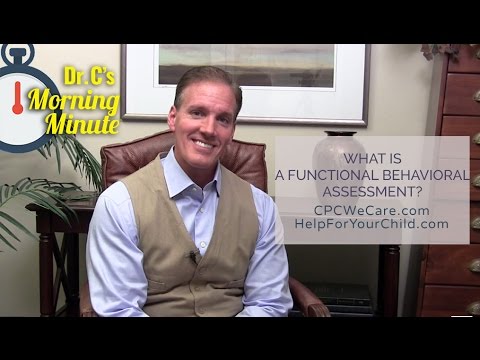 What is a Functional Behavioral Assessment FBA   Dr  C's Morning Minute 172