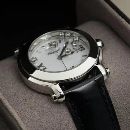 Chopard Happy Diamonds Icons Round - Vue cadran zoom