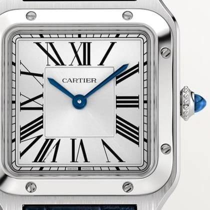 Cartier Santos-Dumont PM - Vue cadran zoom