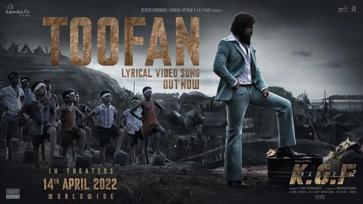 TOOFAN LYRICS - KGF Chapter 2 | Brijesh Shandilya, Mohan Krishna, Laxman Datta Naik, Saaj Bhatt, Santhosh Venky, Sandesh Datta Naik, Sachin Basrur, Ravi Basrur, Puneeth Rudranag, Priyanka Bharali 1 TOOFAN LYRICS - KGF Chapter 2 | Brijesh Shandilya, Mohan Krishna, Laxman Datta Naik, Saaj Bhatt, Santhosh Venky, Sandesh Datta Naik, Sachin Basrur, Ravi Basrur, Puneeth Rudranag, Priyanka Bharali