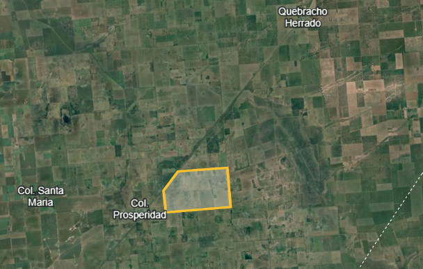 Alquilo Campo 975 Has en zona Prosperidad
