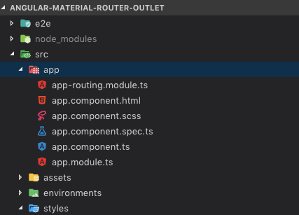 Structure for Angular Project