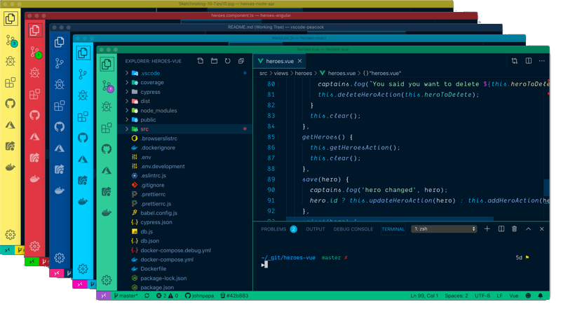 VSCode Extension Peacock 1 Peacock