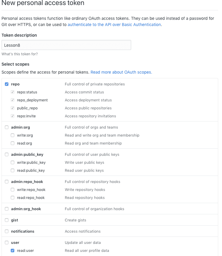 Use Firestore to Build Hugo Content 29 Personal Token