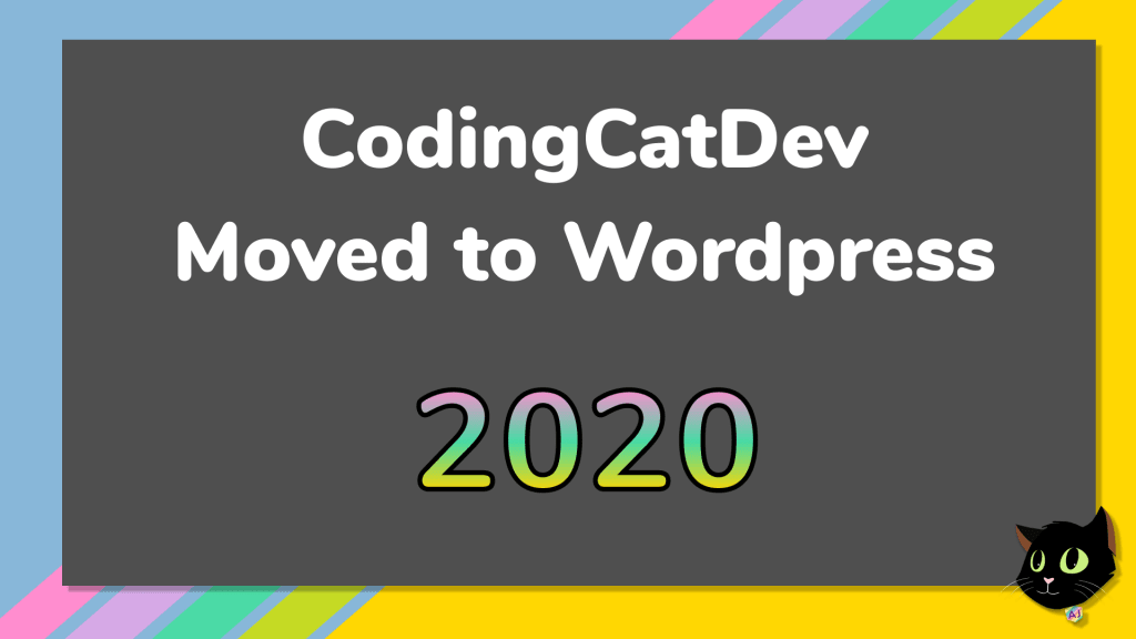 Excited for move to Wordpress 1 Wordpress 2020