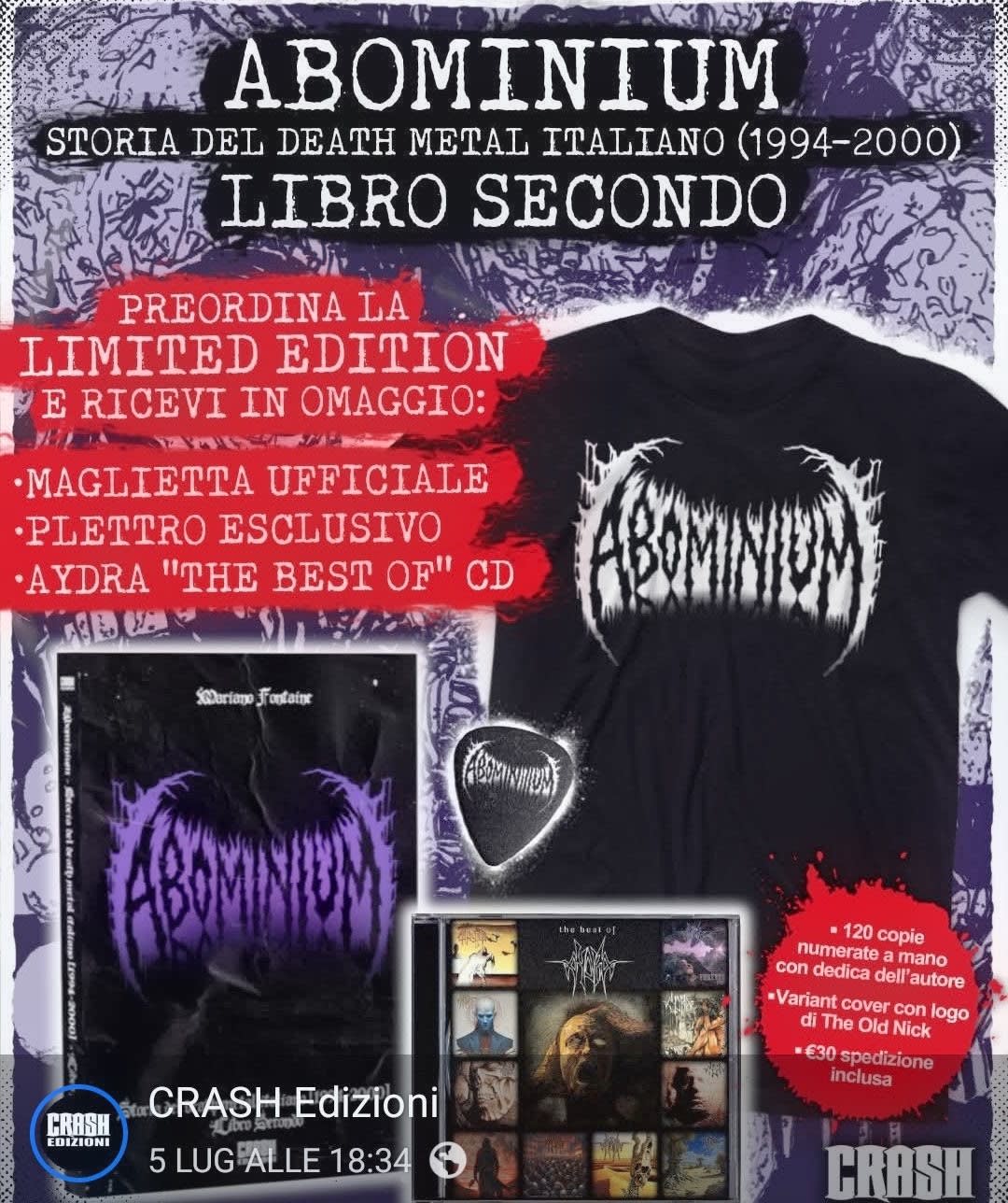 AydrA Featured in Abominium Vol. 2 with Exclusive "Best Of" CD