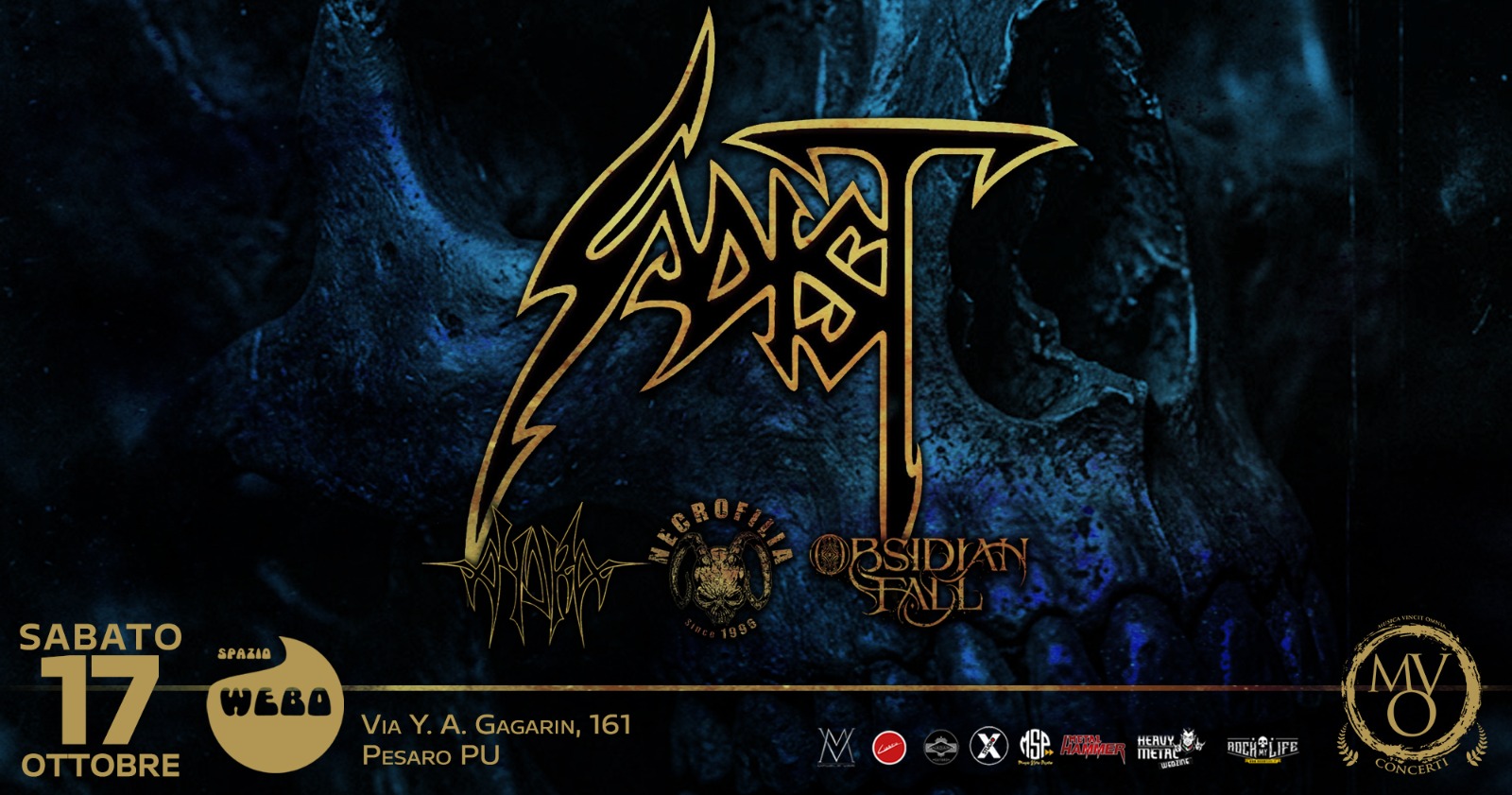 AydrA + Sadist Live in Pesaro — October 17, 2026 — 1