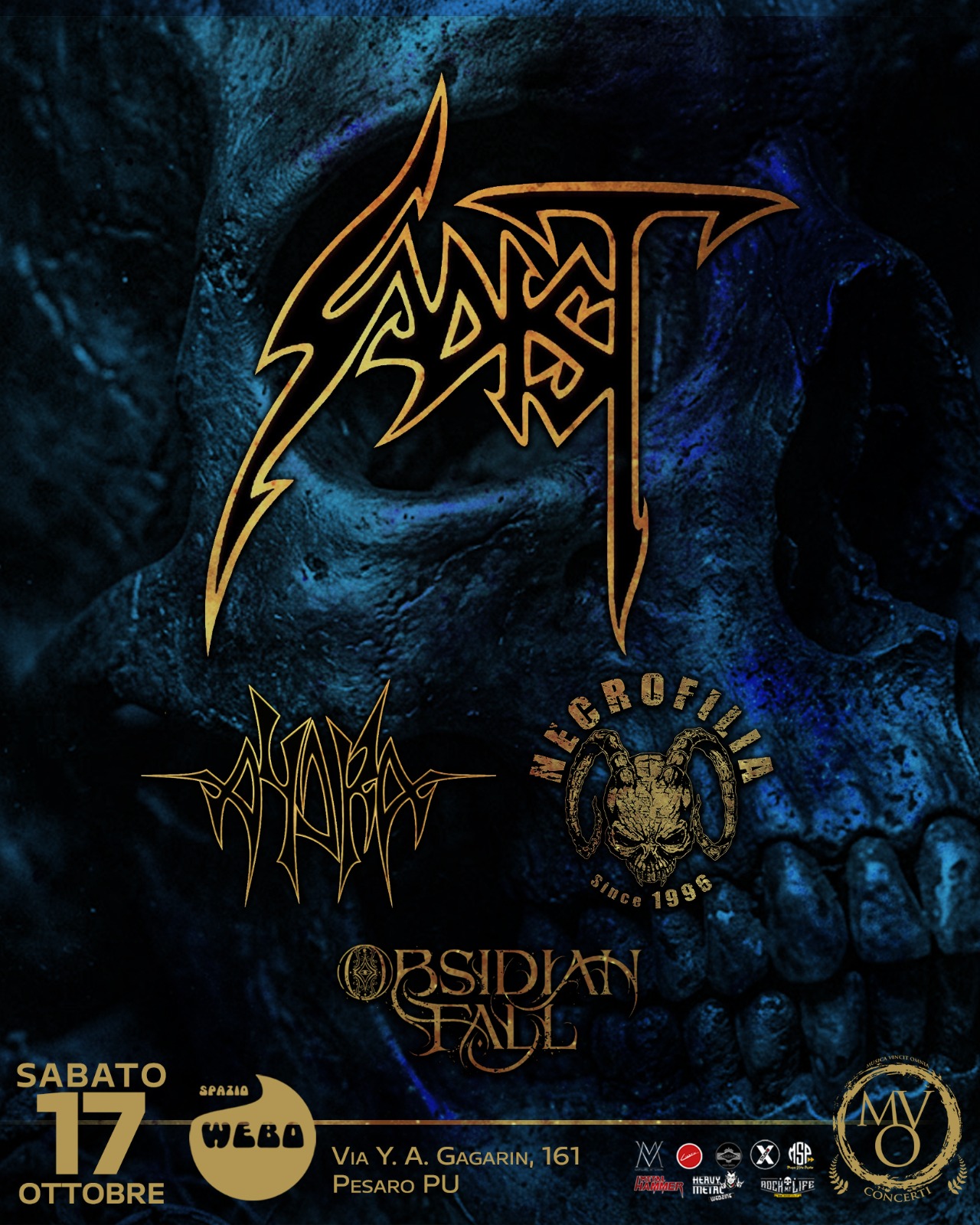 AydrA + Sadist Live in Pesaro — October 17, 2026 — 2