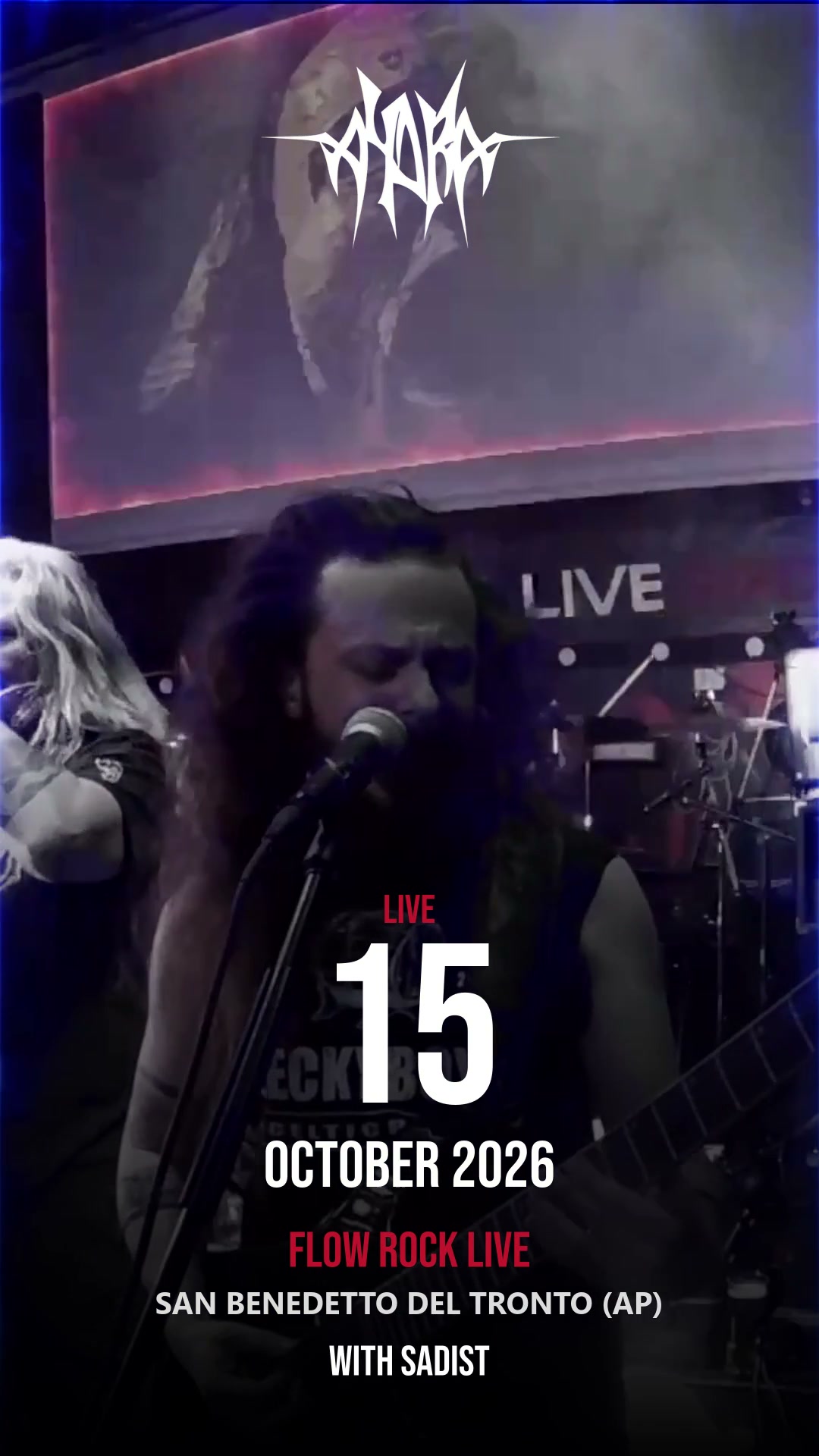 October 15: Back at Flow Rock Live, San Benedetto