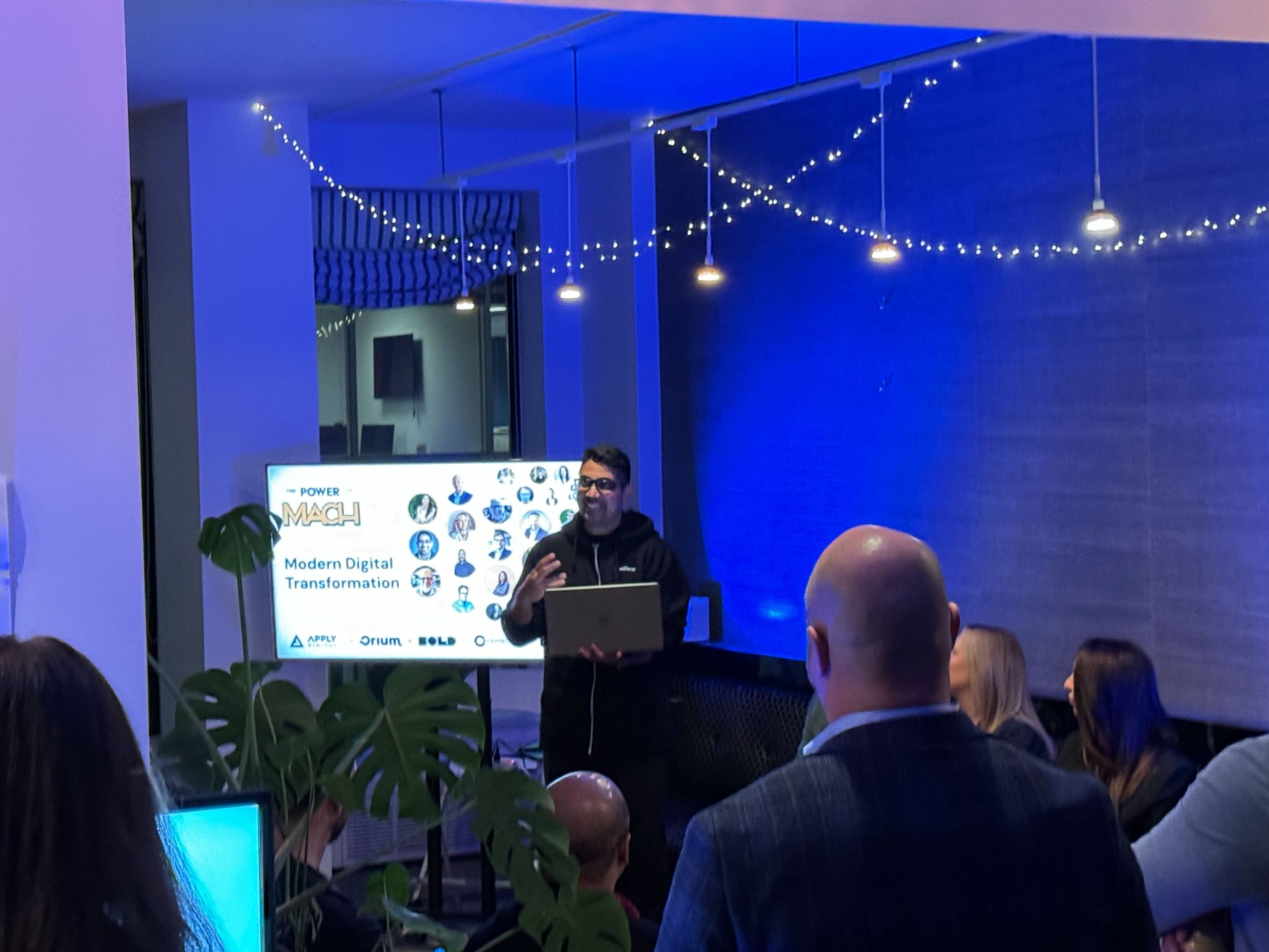 Andrew Kumar presenting at Power of MACH event in Toronto
