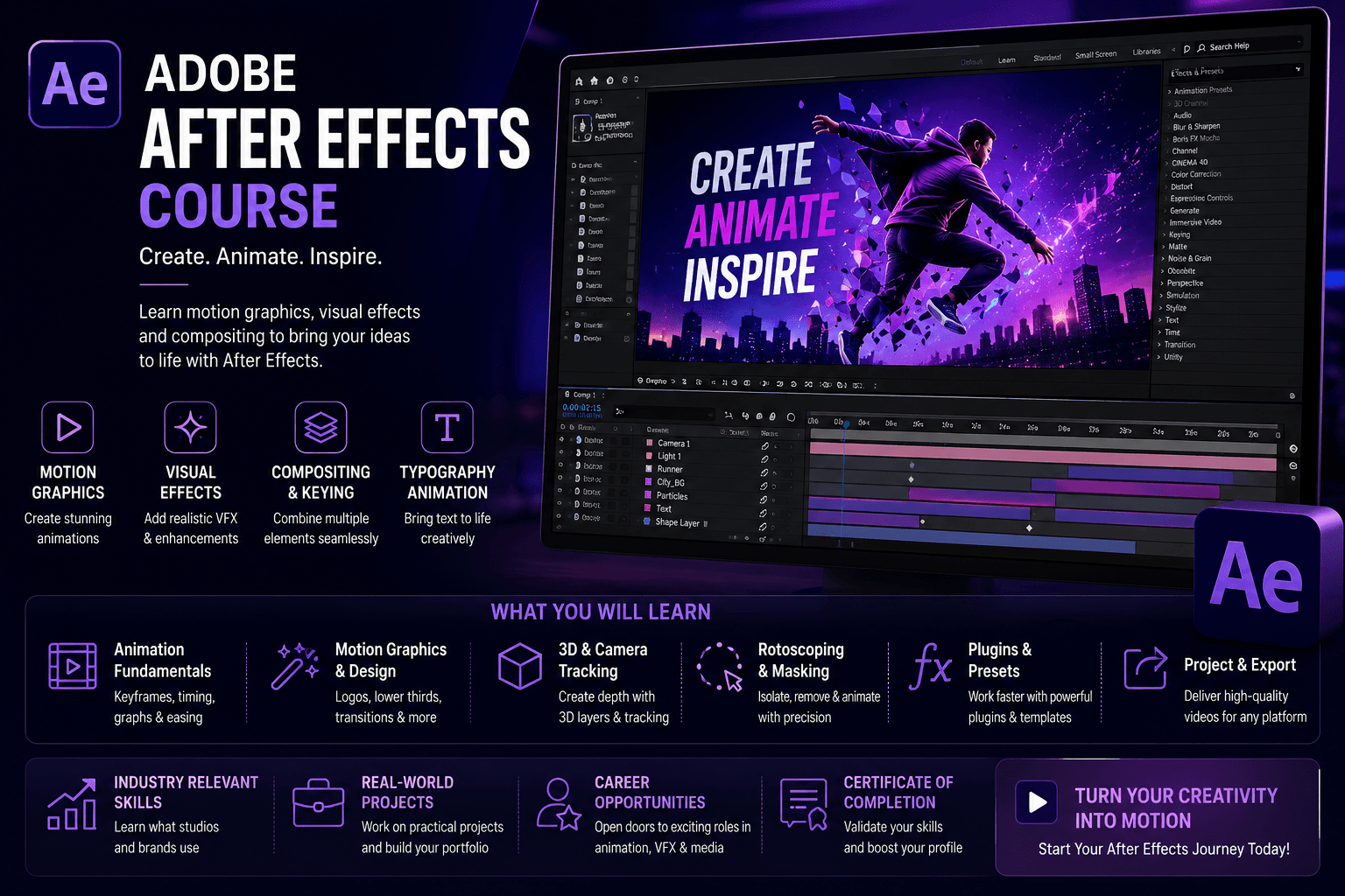 Adobe After Effects – Motion Graphics & VFX Course in Bangalore thumbnail
