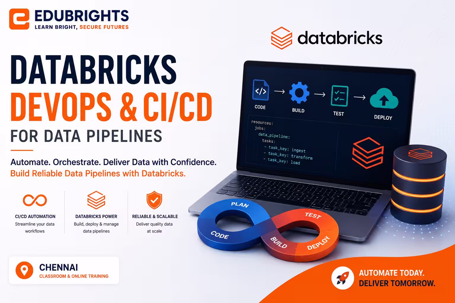 Databricks DevOps & CI/CD for Data Pipelines Course in Bangalore thumbnail
