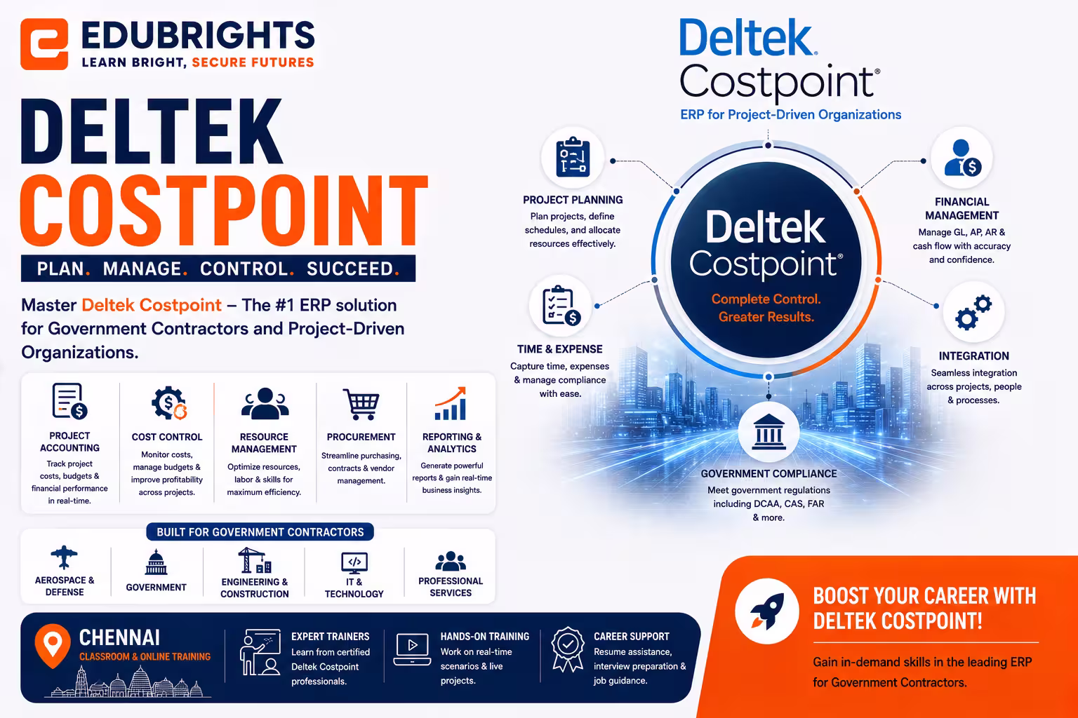 DELTEK COSTPOINT – PROJECT ERP FUNDAMENTALS Course in Chennai thumbnail