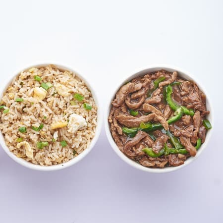 Egg Fried Rice & Meat Combo