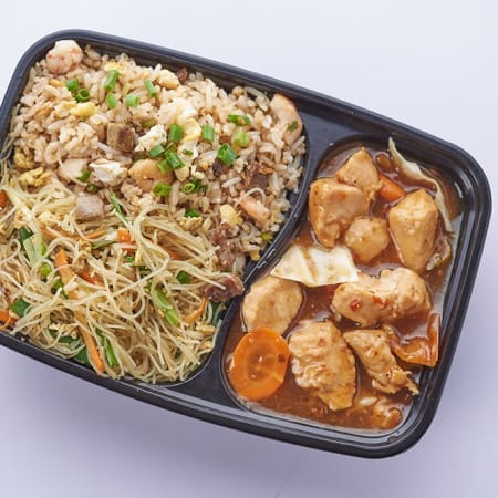 Special Fried Rice Noodles & Meat Combo