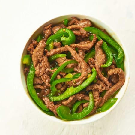 Shredded Beef with Green Pepper