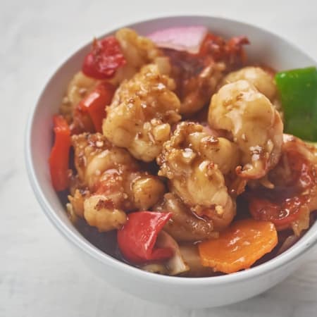 Prawns in Chili Sauce