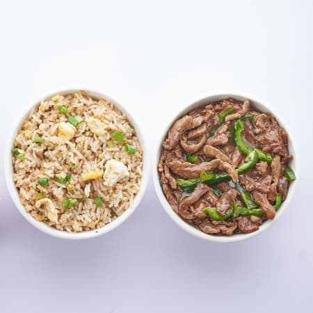 Egg Fried Rice & Meat Combo