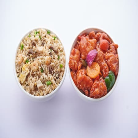Special Fried Rice & Meat Combo