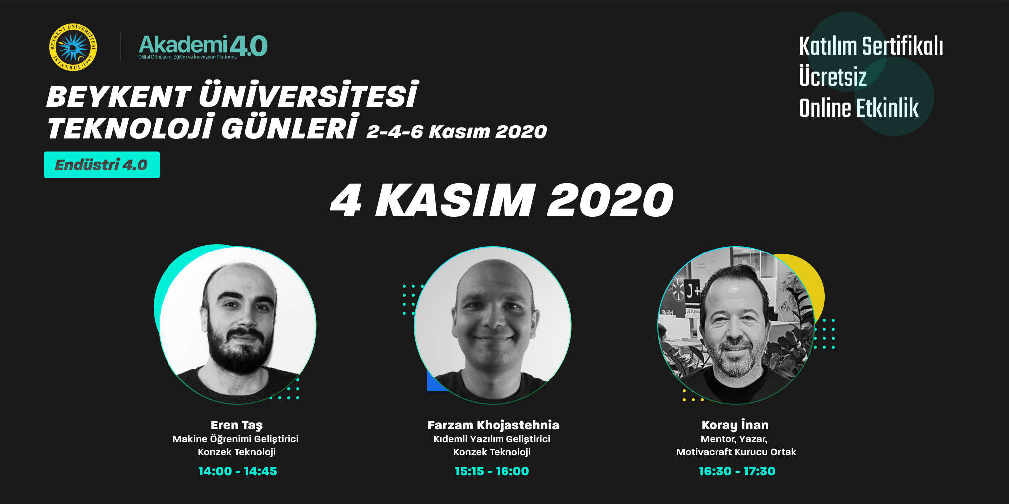 Beykent Üniversitesi Teknoloji Günleri - Endüstri 4.0 / 4 Kasım 2020