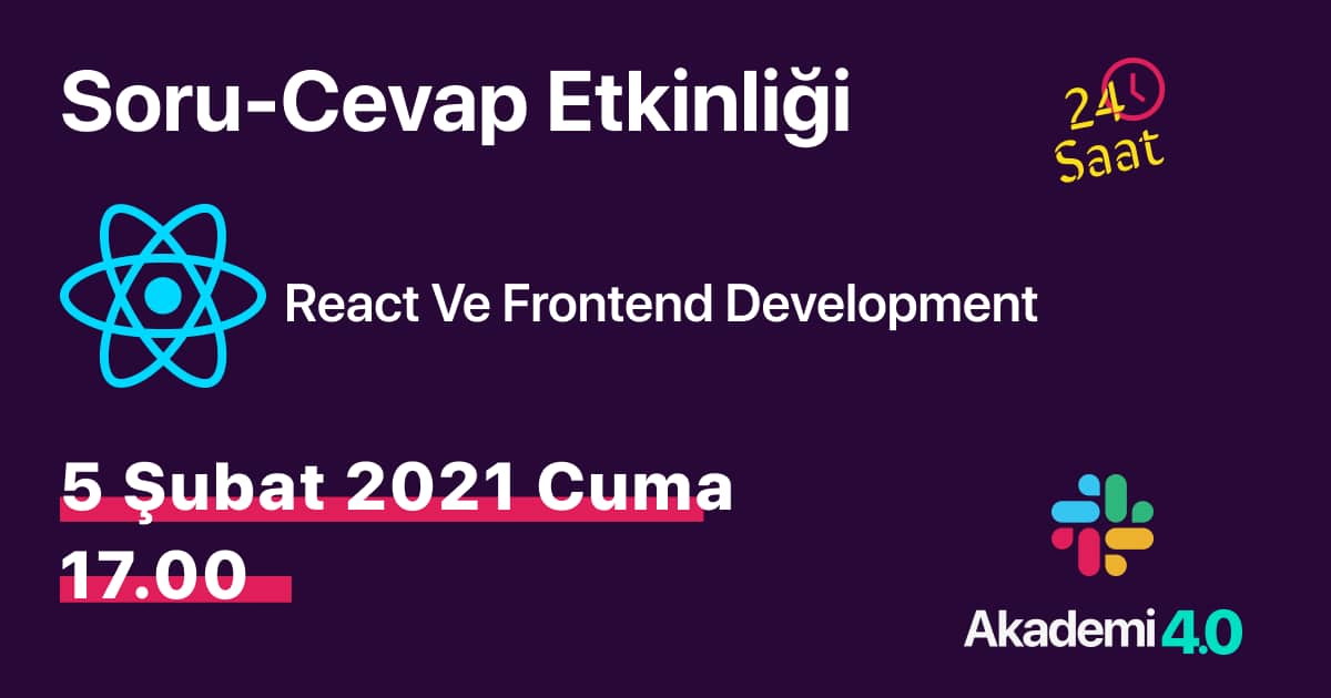 React ve Front-End Development Soru Cevap