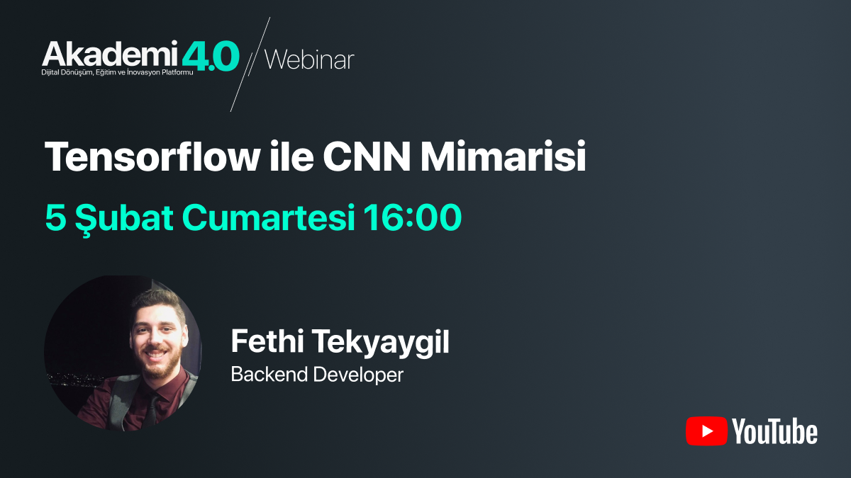 Tensorflow ile CNN Mimarisi