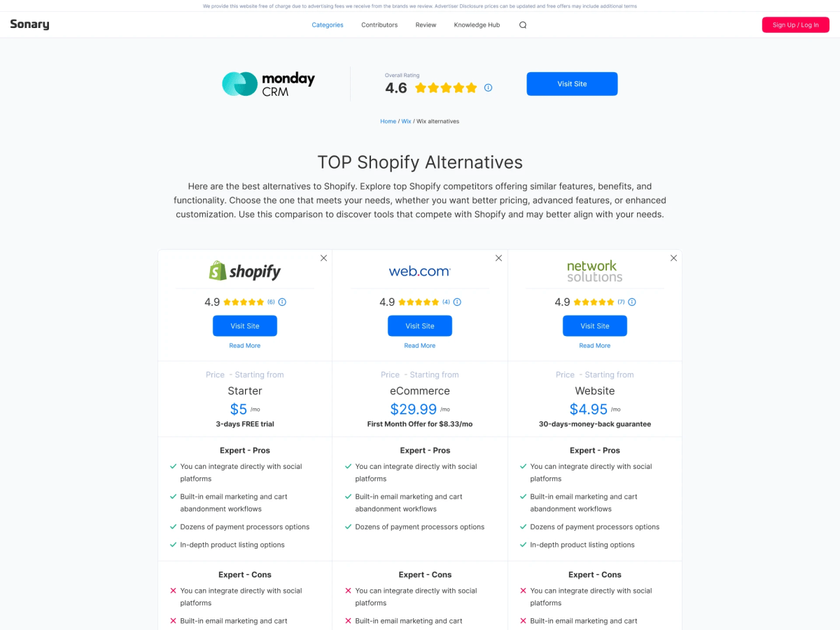 Sonary — Marketing Website