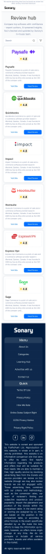Sonary — Marketing Website