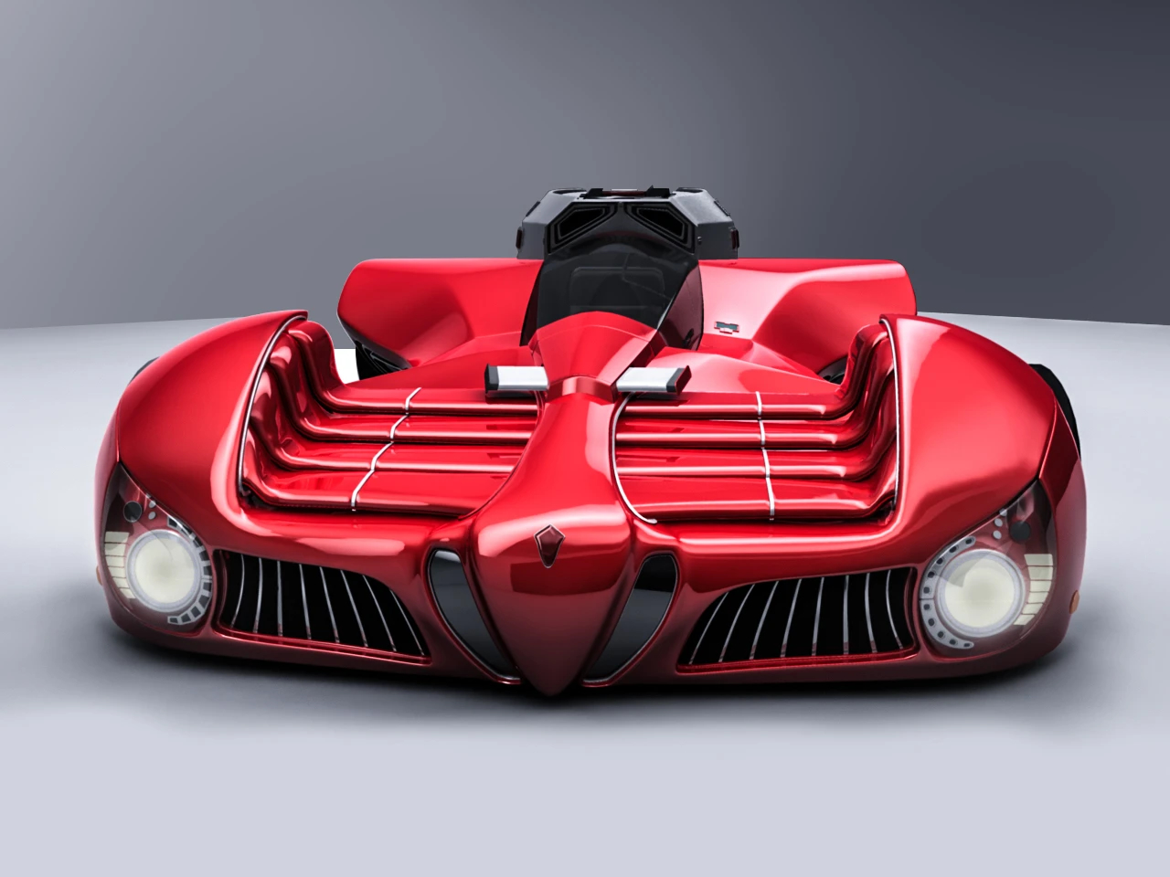 Roadster concept — red