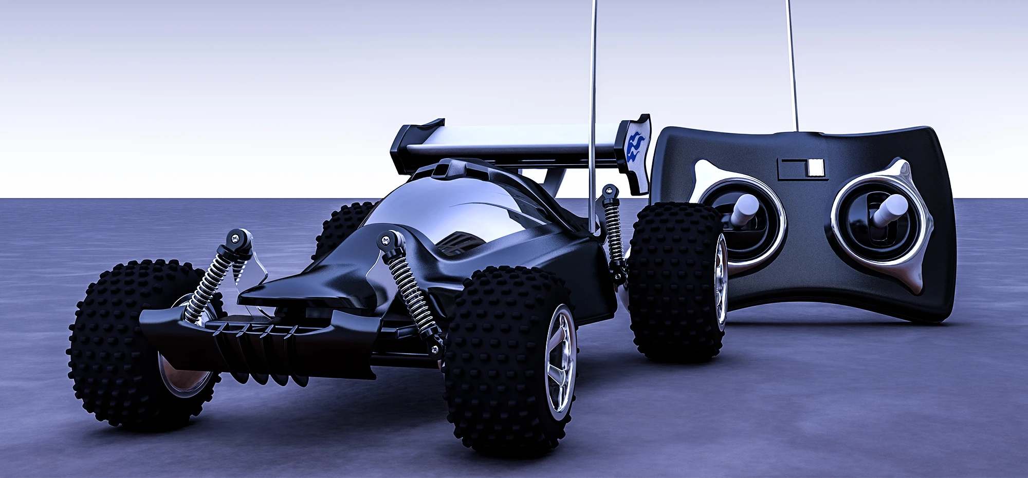 RC buggy and transmitter