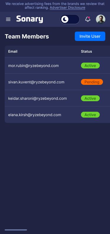 Sonary — Software Stack Manager