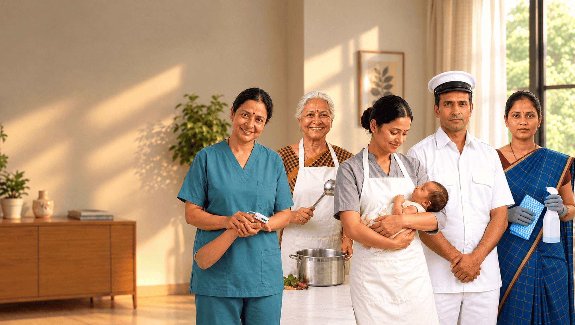 Colours Life Manpower Agency domestic caregivers in Chennai