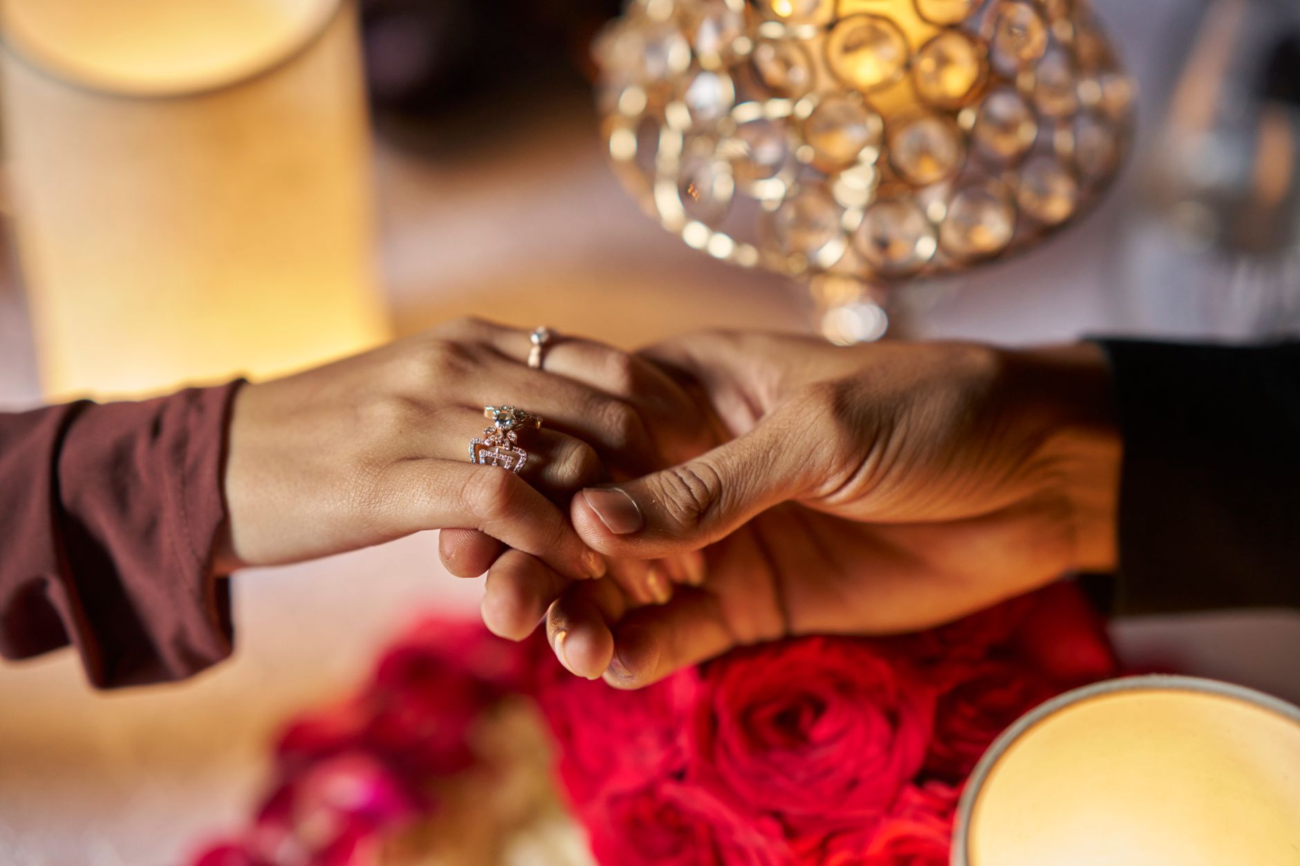 October inspired engagement rings