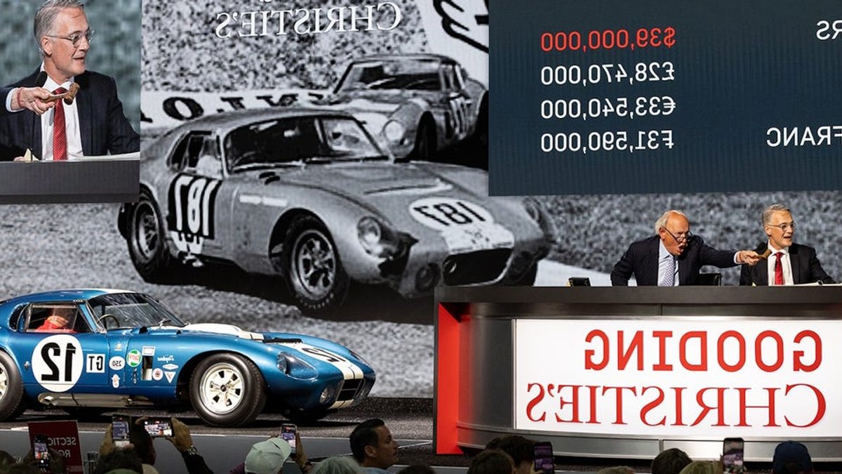 Monterey Car Week Sets Record $762 Million Auction - monterey car week