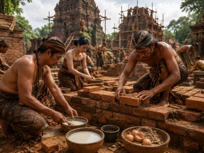 Benarkah Batu Bata Zaman Kerajaan Direkatkan dengan Putih Telur?