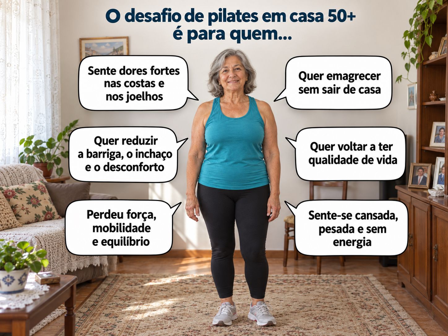 Desafio Pilates em Casa 50+