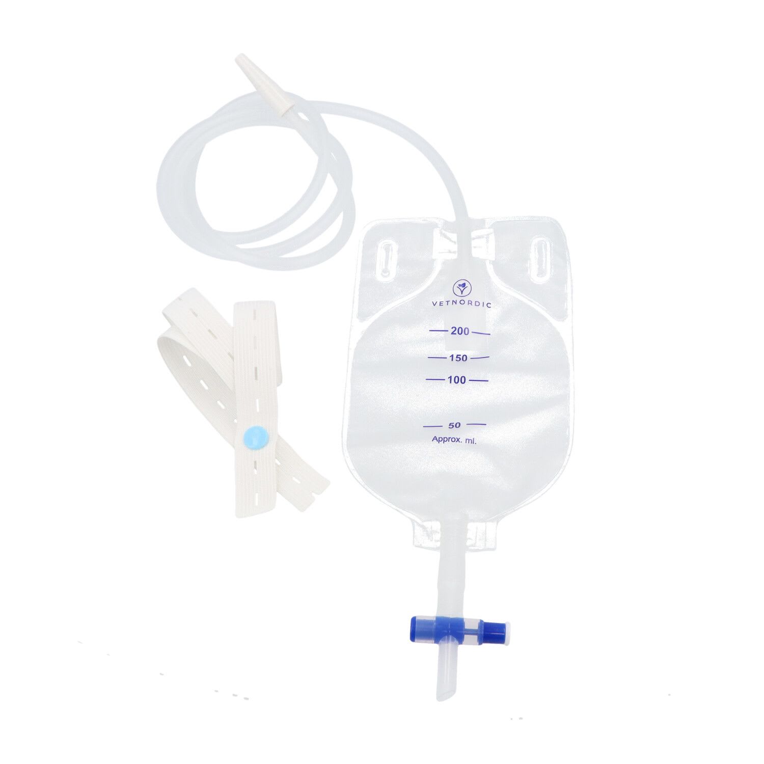 Vetnordic Urinpose, Foley kobling, 200 ml, 5 stk.
