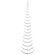 SUTURNÅL 1/2 sirkel Skjær. nr.3 -68 mm / 12 stk.