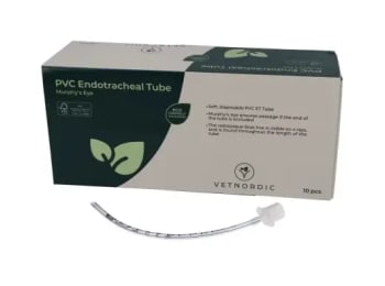 Vetnordic Endotracheal Tuber PVC Murphy Eye, uten Cuff, 10 stk