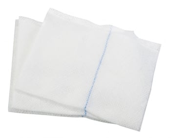Kompresser Røntgentråd X-ray 12-lag steril 10x10 cm 130 stk.