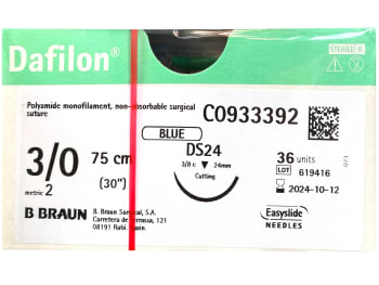 Dafilon 3-0 USP DS24 75 cm 12 stk.