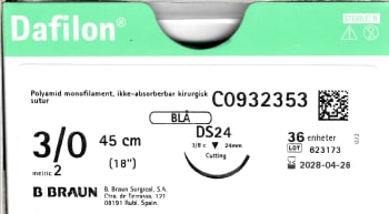 Dafilon 3-0 USP DS24 45 cm 12 stk.