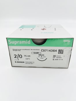 Supramid 2-0 USP DS24 75 cm 12 stk.