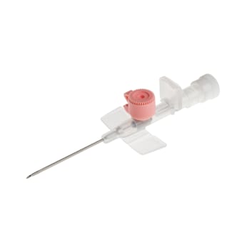 BD Venekateter Venflon Pro Instaflash, (393255), 1,0x32 mm rosa 20g / stk