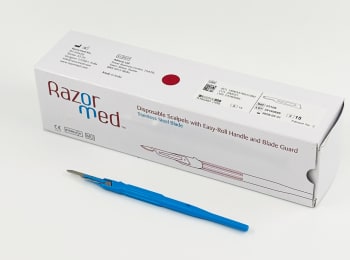 Razormed Skalpell med Håndtak easy-roll nr. 15 / 10 stk.