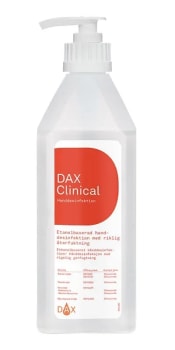 Dax Clinical Hånddesinfeksjon 75% 600 ml med Pumpe