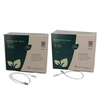 Vetnordic Forlengelsesslange Heidelberger, 25 stk.