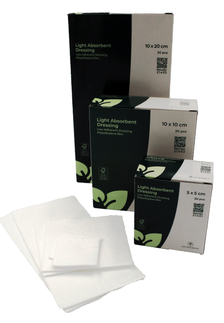 Vetnordic Lett Absorberende Bandasje, 20 stk