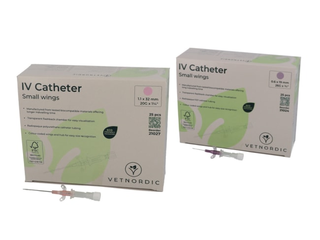 Vetnordic Venekateter, Små Vinger, 25 stk